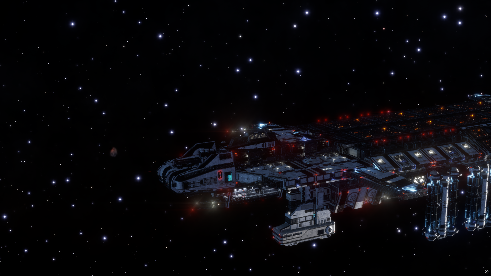 Fleet carrier in deep space
